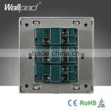 2015 Hot Sale Wallpad Push Button Random Click Switch 16A 110~250V Luxury Wall Light Switch 3 Gang 2 Way thumbnail-4