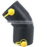 PE100 HDPE Pipe Fitting Electrofusion 45 Degree 90 Degree Elbow