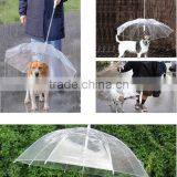 Wholesale Bright Yellow Straight Reverse Pet Umbrella, Straight Promotional Reverse Umbrella for Pet thumbnail-3