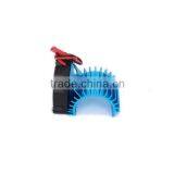 Alloy Aluminum 380 Motor Cooling Head Heat Sink Heatsink Vent Side 6v Fan JST For 1/16 RC Model EP Car/Boat HSP Wltoys thumbnail-3