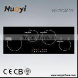 Newest kitchen electric appliance 4 burner built-in electric hob exporting with high quality low price