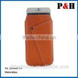 Pull Tab Leather Pouch Case for Iphone 6 5.5 Inch thumbnail-3