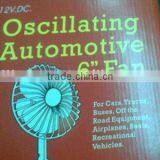 12v Oscillating Automotive 6" Fan thumbnail-1