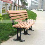 Outdoor wooden bench cast iron and wood garden bench with bench