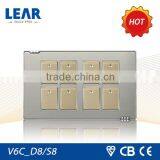 Hot Sale 8 Gang Switch