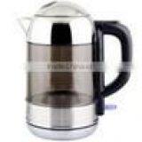 1.5L Anti-hot Plastic Glass Electric Tea and Water Kettle thumbnail-4