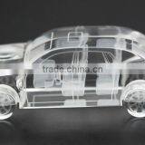 Pujiang County 3d Gift Item Crystal Small Car Model