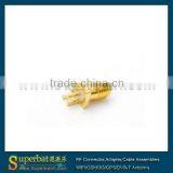 RP-SMA End Launch Jack(male Pin) PCB Mount With Solder Post Sma rf Connector Pcb thumbnail-1