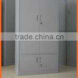 KFY-CB-11 Light Gray 4-Door Office Steel Cupboard Price thumbnail-1