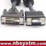 VGA 15pin male to DVI 24+1 pin male Cable