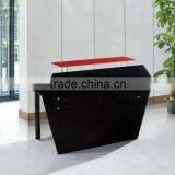 modern office furniture reception desk with tempered glass,Fashion tables,display table from Foshan/PT-P020