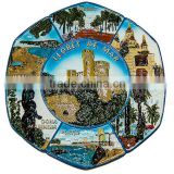 custom tourist souvenir 3D plate Spain (Diameter 22 cm)
