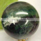 100mm Round Fluorite Gemstone Ball thumbnail-1