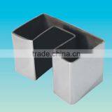 AISI 201 Rectangular Slopt Pipes Stainless Steel Double Slot Tubes/pipes thumbnail-1