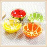 Large Ceramic Soup Bowl With Fruit Painting in Fruit Shape thumbnail-6