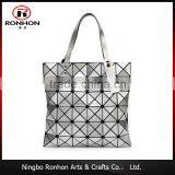 big shopping bag, diamond check lady tote bag