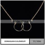 Circle AAA cz Sterling Silver Pendants Necklace /Hot Selling Micro-pave Setting Zircon thumbnail-1