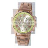 Cheap Rose Gold Color Stainless Steel Band Women's Watch thumbnail-2