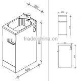 Australia New Zealand Hot Sale Commercial Stainless Steel Laundry Tub Cabinet GR-X3556 thumbnail-3