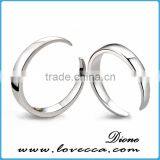Fashion Fine Jewelry Wholesale 925 Sterling Silver Diamond Ring thumbnail-2