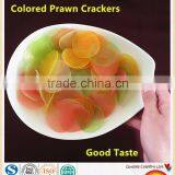 Deep-Fried Salty Colored Prawn Crackers With Various High Quality