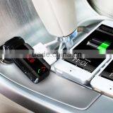 Car Handsfree Bluetooth FM Transmitter With Usb Charging Ports thumbnail-4