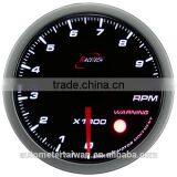 60mm Smoke Lens/Super White LED Tachomter Gauge With Warning/ 60mm Tachometer Gauge thumbnail-1
