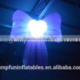 Nylon Cloth Inflatable Lighting Bowknot With LED Remote Control/Lighting Stars