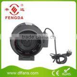 150mm Black Plastic Mixed Flow Fan thumbnail-3