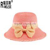 Cheap Summer Pape Straw Hat Sun Lady Hat for Wholesale thumbnail-2