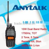 AT-UV8D powerful 10W new dual band walkie talkies