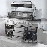 6 Main Burners High End Stainless Steel Barbecue Gas Grill thumbnail-6