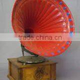 Wooden Antique Look Decorative Gramophone thumbnail-1