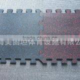 Interlocking Rubber Granules Gym Rubber Flooring thumbnail-1