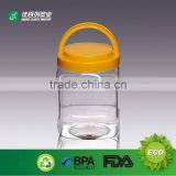 Handle Lid Screw Cap Transparent Plastic PET Bottle thumbnail-1