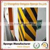 Red-White Multiple Incision Panel Warning Guard Rubber Foam to Protect Garage Door thumbnail-1