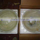 PAKISTAN FACTORY MADE PURE GREEN ONYX ROUND SINKS AND BASINS thumbnail-3
