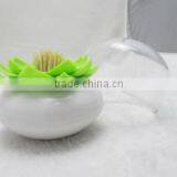 Household Plastic Color Eco-friendly Lotus Toothpick /cotton Bud Holder thumbnail-2