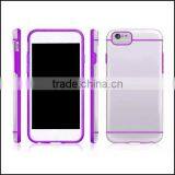 TPU Transparent Soft Phone Case, Colorful Bumper Back Cover for IPhone6 thumbnail-1