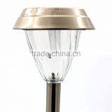 6pk Stainless Steel Solar Garden Lawn LED Path Light thumbnail-2