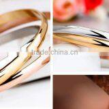 Wholesale Special Three Circle Jewelry Gift Bracelet Stainless Steel Bangle thumbnail-6