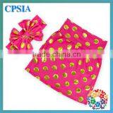 Stylish Girl Black Gold Polka Dot Ballet Wrap Cute Skirts For Kids thumbnail-5