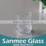 Mini Diamond Bottom Drinking Glass Tumbler for Wholesale thumbnail-1