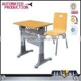 Durable Cheap Price School Furniture Student Single Desk and Chair Set thumbnail-3