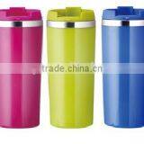 350ml/400ml/450ml Stainless Steel Inner Plastic Outer Steel Double Layer Cup thumbnail-5