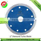 Hot Selling 5" 125mm Diamond Turbo Saw Blade for Stone/ Diamond Blade for Granite/marble/diamond Tool Manufacturer thumbnail-1