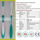 Plastic Cleaning Brush Plastic Bristle Hair Brush Soft Finger Design thumbnail-1