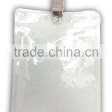 3" * 4" ID Badge Holder With Metal Clip, Name Tag Holder, ID Card Holder With Clip thumbnail-1