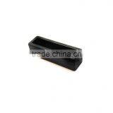 1" Plastic Belt Loop Keeper Dog Collar, Black POM Pet Collar Loop, Plastic Loop For Pet Collars thumbnail-1