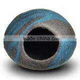 Cat Bed / Cat Cave - Hand Crafted. 100% Seamless Natural Wool, Chemical Free, Machine-washable thumbnail-4